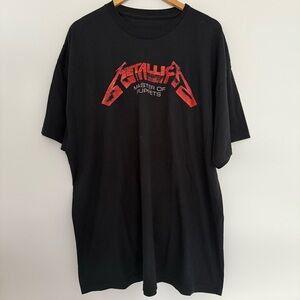 METALLICA MASTER OF PUPPETS LOGO T-SHIRT XXL